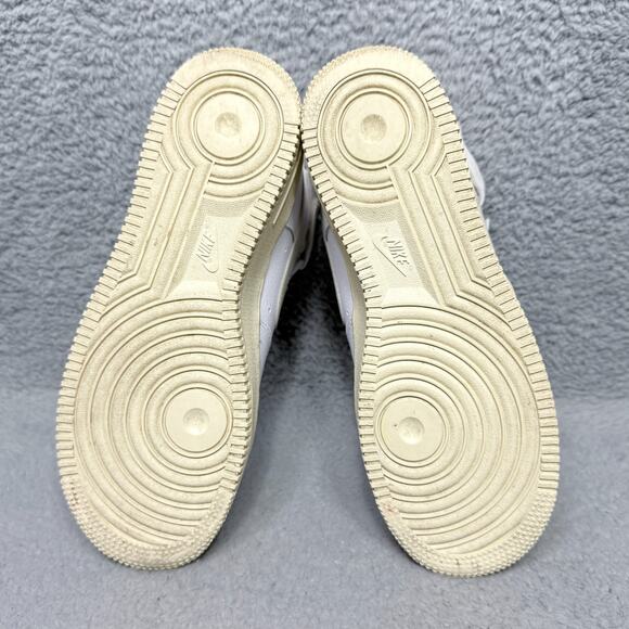Nike Air Force 1 High Utility Womens Size 8.5 Sneakers White Light Cream Leather - Picture 7 of 9
